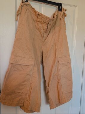 Anthropologie Beige/Tan Utility Pants with Brand Tag